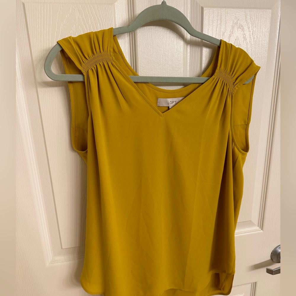 Loft sleeveless blouse! Brand new